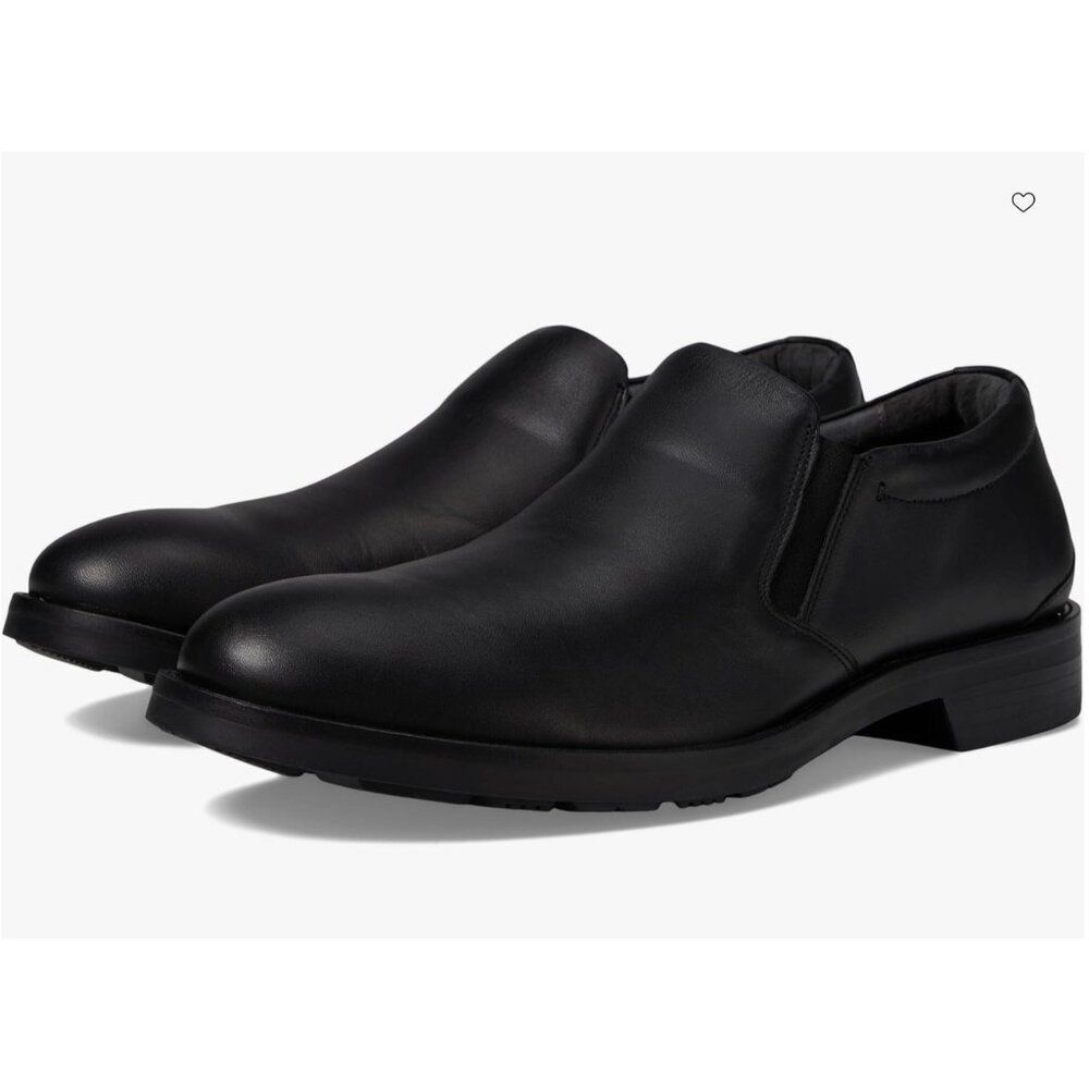 Naot Manhattan Mens Slip On Loafers EU 44 US 11 Black Leather Round Toe NWOB